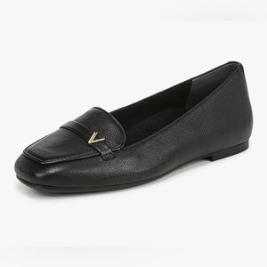 Vionic Hayes skimmer loafer in black leather 6.5